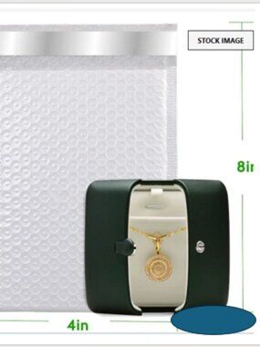 100 Bubble Mailers 4x8"  | Padded Envelopes Mailers | Sealing Shipping Bags fo